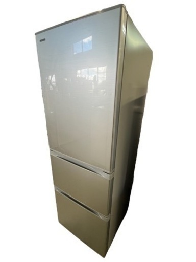 NO.858【2014年製】TOSHIBA ノンフロン冷凍冷蔵庫 GR-G38SY (S) 375L