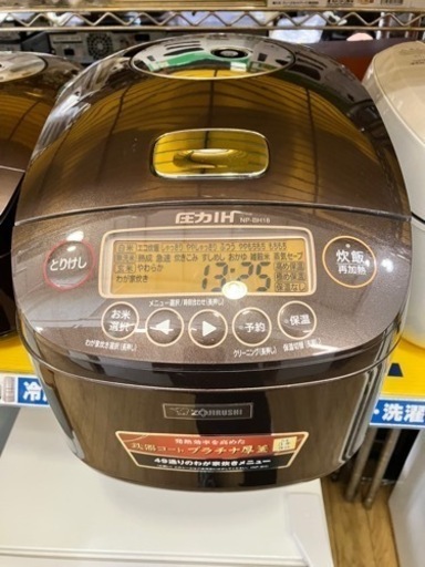 12/17値下げいたしました！⭐️人気⭐️2018年製 ZOJIRUSHI 1升H炊飯器 NP-BH18 No.9136