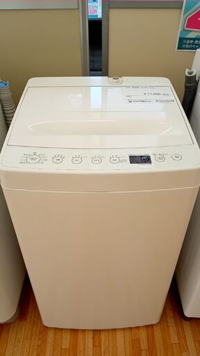 ★ジモティ割あり★ Haier 洗濯機 4.5㎏ 19年製 動作確認／クリーニング済み YJ460