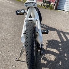 スライダー自転車！！値下げ！！縦に縮む折り畳み！！16インチ