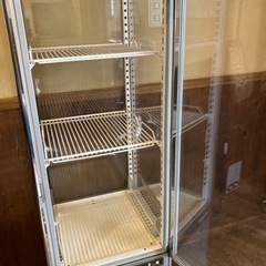サンヨー　ガラス製冷蔵庫　業務用