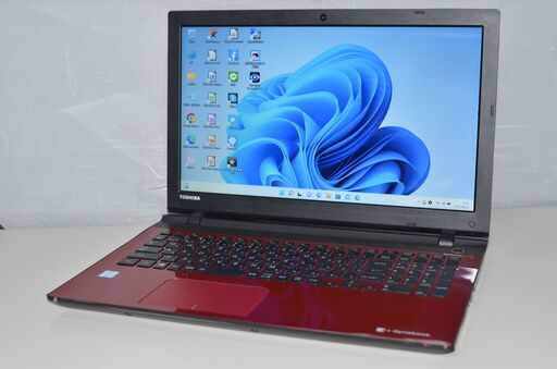中古良品ノートパソコン Windows11+office 東芝 T45/URD core i3-6100U/メモリ8GB/爆速SSD256GB /15.6インチ/WEBカメラ/無線内蔵/DVDマルチ
