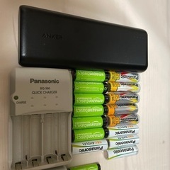 （決まりました）anker リチウム電池　充電池セット