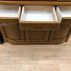 ★ジモティ割あり★  食器棚  W123×D45×H195 クリーニング済み SJ3071