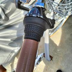 ほぼ新品❗パンクしにくいママチャリ☆26型変速6段☆引き取り限定