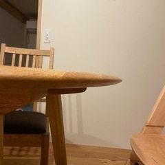 ダイニングテーブル（クラッシュゲート/デッケ1030/オーク）