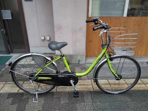 ❮本体のみ❯[Panasonic]ViVi(ビビ)DX 26吋電動アシスト自転車(フレッシュグリーン)
