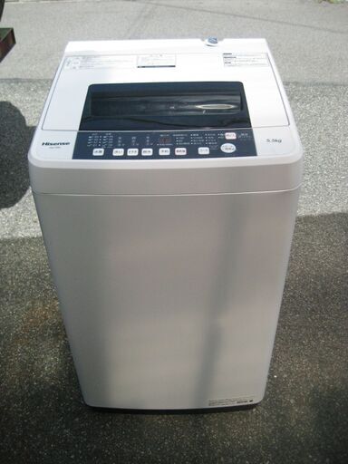 値下げしました★Hisence 　洗濯機   HW-T55C    ５.5kg　　２０２０年製　美品