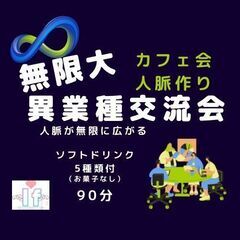 【渋谷Ifイフ】【無限大! 異業種交流会】8/25  17:00...