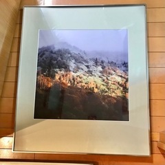 山　山岳　写真　絵画　風景画　水彩画　フレーム　額縁