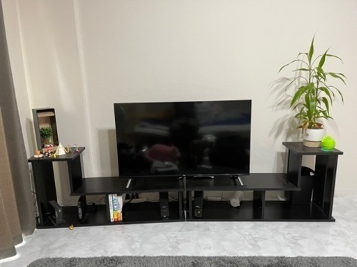 TCL 4K液晶テレビ【テレビ台セット】