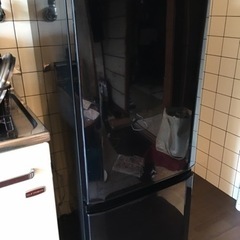 三菱　冷蔵庫　ブラック
