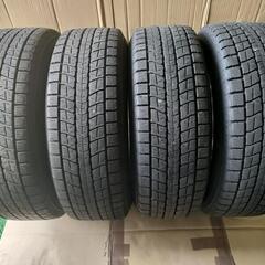アルミ　スタッドレス　DUFACT 17インチ　17×7J +38 225/65R17　ダンロップ　DUNLOP WINTER MAX 4本セット 2020年製 ハブ径約74mm pcd114.3　ハリアーなどに