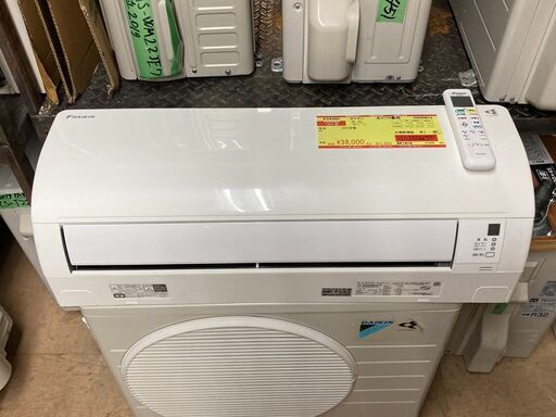 K04460　ダイキン　中古エアコン　主に10畳用　冷房能力　2.8KW ／ 暖房能力　3.6KW