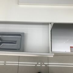 ★ジモティ割あり★ 高橋木工所 レンジボード ホワイト H200×D51×W160 クリーニング済み HJ288