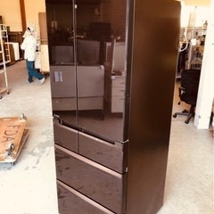 北九州市内配送無料　保証付き　三菱電機 MITSUBISHI ELECTRIC MR-WX60A-BR [冷蔵庫 WXシリーズ （600L・フレンチドア） 6ドア クリスタルブラウン] 北九州市内配送無料 保証付き 三菱電機 MITSUBISHI ELECTRIC MR-WX60A