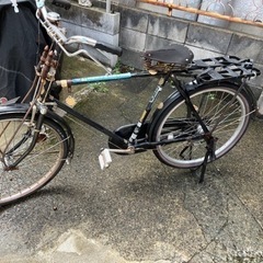レトロ自転車　昭和自転車　実用車　運搬車