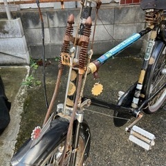 レトロ自転車　昭和自転車　実用車　運搬車