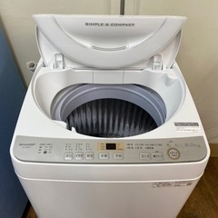 I314 ? SHARP 洗濯機 （6.0㎏) ⭐ 動作確認済 ⭐ クリーニング済