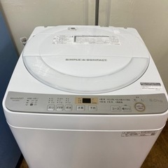 I314 ? SHARP 洗濯機 （6.0㎏) ⭐ 動作確認済 ⭐ クリーニング済