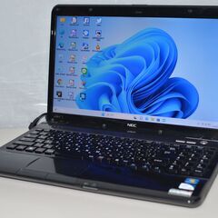 中古ノートパソコン 最新Windows11+office 大容量HDD640GB NEC LS150/F