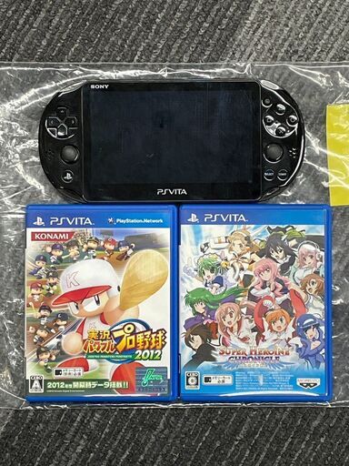 A3586　PSVITA　プレステーションヴィータ　携帯用ゲーム機本体　ソフト
