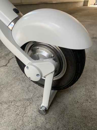 折り畳み式 電動スクーターバイク TRONICSEX300 白 ヘルメット付き