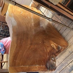 天然木一枚テーブル