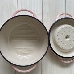 バーミキュラ　22号　鍋　パールピンク