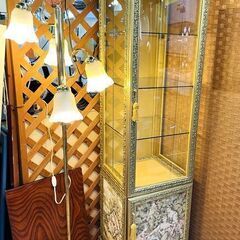 J【リサイクルストアスターズ城西店】4段 コレクションボード ガラス棚