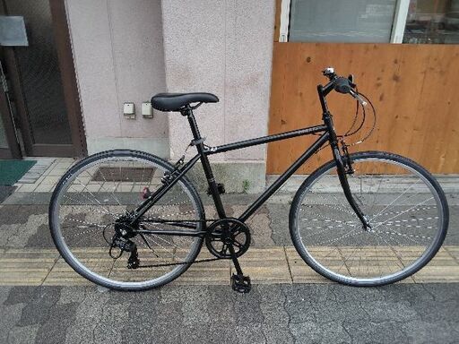 CREST[クレスト]700c シティークロスバイク 7speed/ブラック