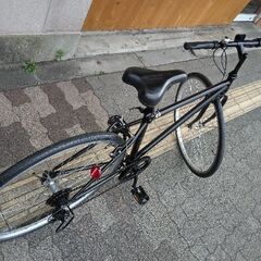 CREST[クレスト]700c シティークロスバイク 7speed/ブラック