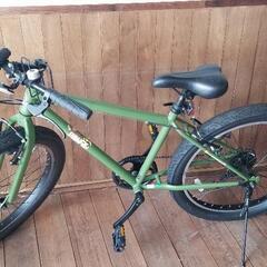 マウンテンバイク、空気入れオマケ付き、室内保管