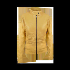 袖ファスナー付き羊革ライダージャケット Sheep Leather Jacket with