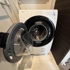 値下げ】シャープ ドラム式洗濯機 左開き ES-S7E 2020製