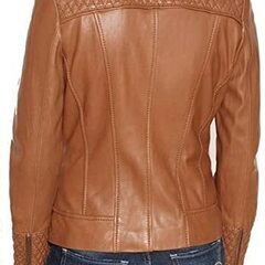 羊革・キルティングショルダーの羊革ジャケット Sheep Leather Jacket Quilted Shoulder16990