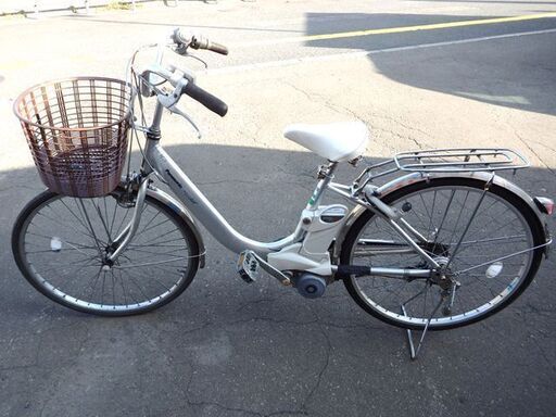 新札幌発 Panasonic 電動アシスト自転車 Alfit ViVi/ビビ BE-ENN632S 26インチ 予備バッテリー・充電器付き / 1918
