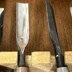 彫刻小道具 彫清作 泰十組 彫刻刀 木彫り鑿 のみ 欠品あり 8本セット 現状品 共箱付 札幌市白石区 白石店 