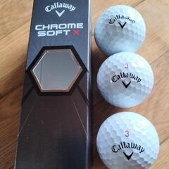 値下げ！ゴルフボールCallaway Chrome Soft X