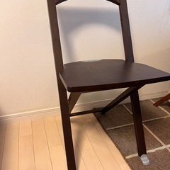 折りたたみ式木製椅子