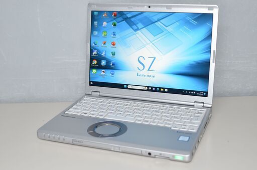日本製 中古軽量ノートPC 最新Windows11+office Panasonic CF-SZ6JD3QR Core i7-7500U/メモリ8GB/SSD256GB/12.1インチ/無線/webカメラ内蔵
