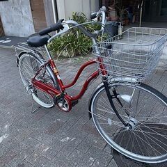 中古】26インチ6段変速オートライト 税込・整備済