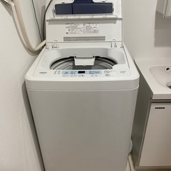 【8月中立会い不要】洗濯機AQW-S601(W)