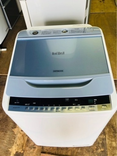 福岡市内配送無料　日立 HITACHI BW-7WV A [ビートウォッシュ 全自動洗濯機 （7kg） ブルー]