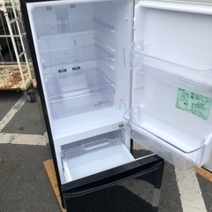 福岡市内配送無料　三菱電機 MITSUBISHI ELECTRIC MR-P15Z-B [冷蔵庫 （146L 右開き） 2ドア サファイアブラック]
