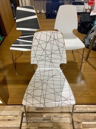 IKEA イケア VILMAR ダイニングチェア 3脚セット