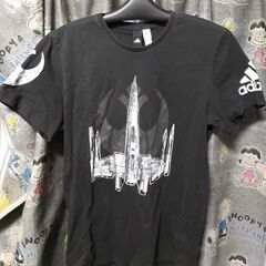 adidas スターウォーズ Tシャツ Lサイズ 黒色