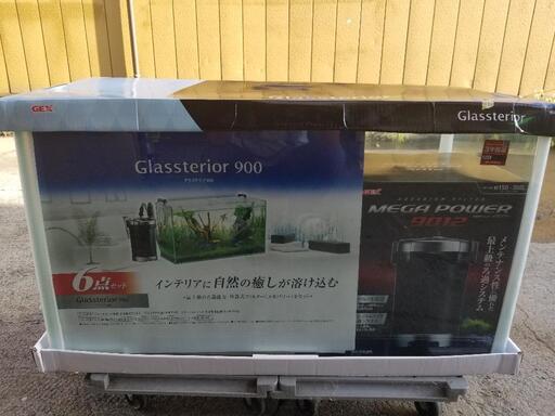 【新品】オールガラス水槽 90cm 外部フィルターセット
