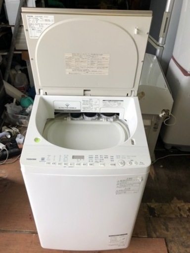 福岡市内配送無料　東芝 TOSHIBA AW-9SV6(W) [たて型洗濯乾燥機 （9.0kg） ZABOON（ザブーン） グランホワイト]