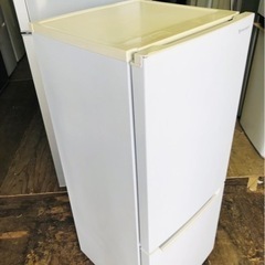 配送可能　2021年　YAMADASELECT(ヤマダセレクト)　YRZ-C12H1　2ドア冷凍冷蔵庫　(117L・右開き)　ホワイト